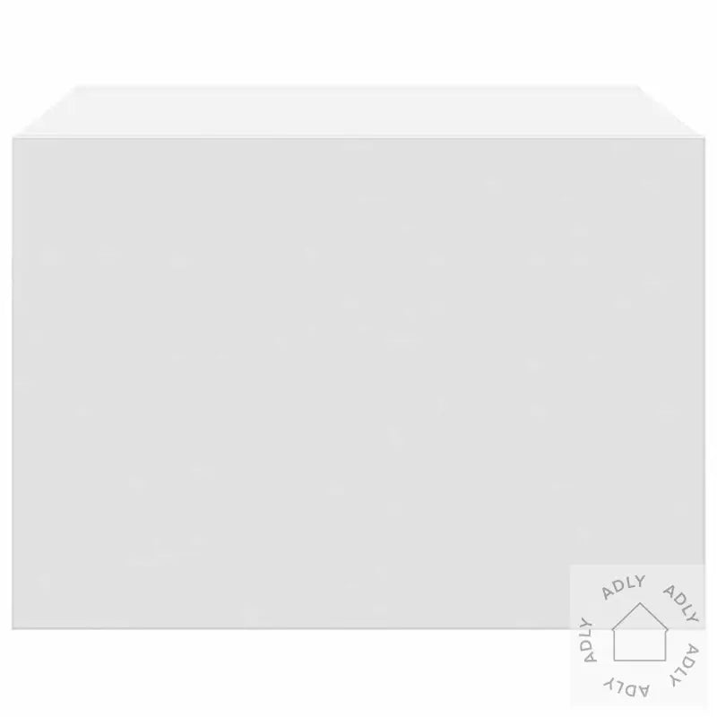 Vegghengte Nattbord Med Led-Lys 2 Stk Hvit