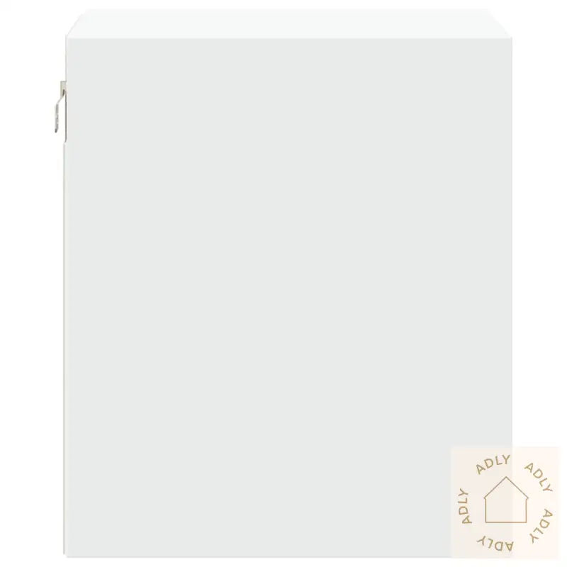 Vegghengte Nattbord Med Led-Lys 2 Stk Hvit