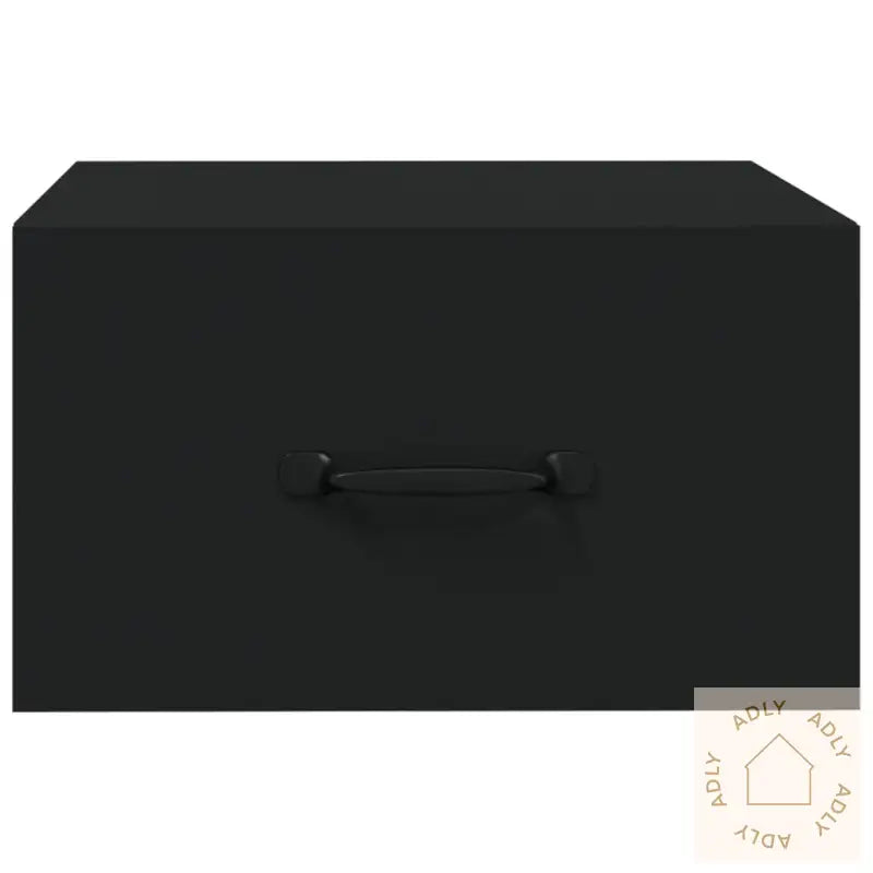 Veggmontert Nattbord 2 Stk Svart 35X35X20 Cm