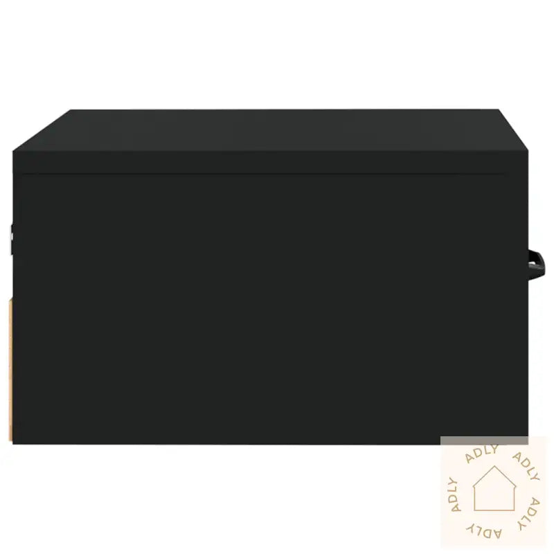 Veggmontert Nattbord 2 Stk Svart 35X35X20 Cm