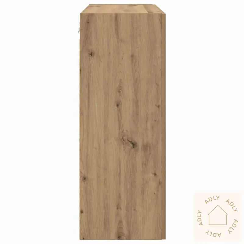 Vegghengte Skap Med Hylle Med Lagring Med Dør 2 Pcs Artisan Eik 69.5 X 34 X 90 Cm