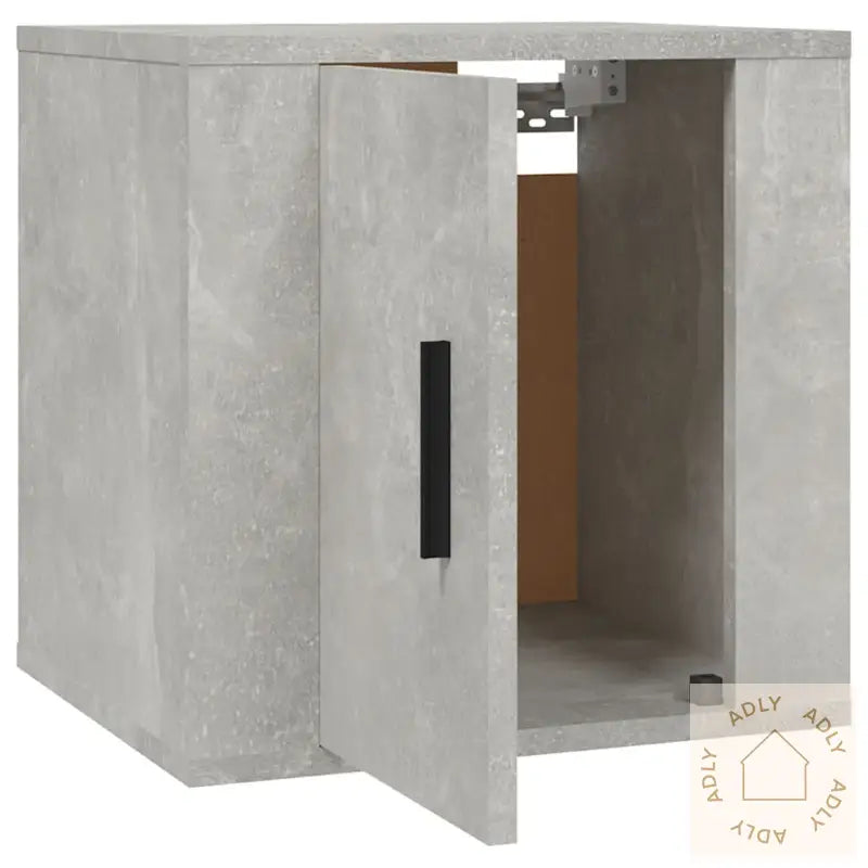 Vegghengte Tv-Benker 2 Stk Betonggrå 40X34,5X40 Cm