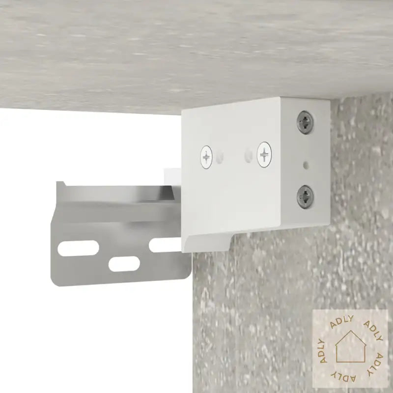 Vegghengte Tv-Benker 2 Stk Betonggrå 40X34,5X40 Cm