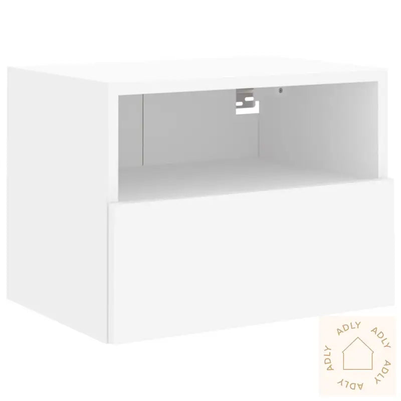 Vegghengte Tv-Enheter 5 Deler Hvit Konstruert Tre