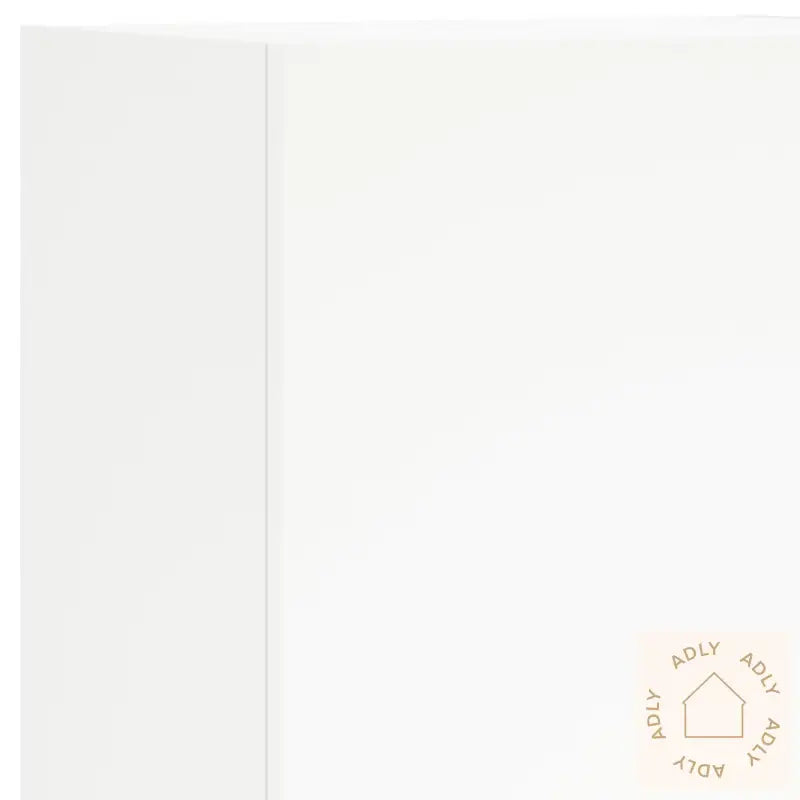 Vegghengte Tv-Enheter 5 Deler Hvit Konstruert Tre