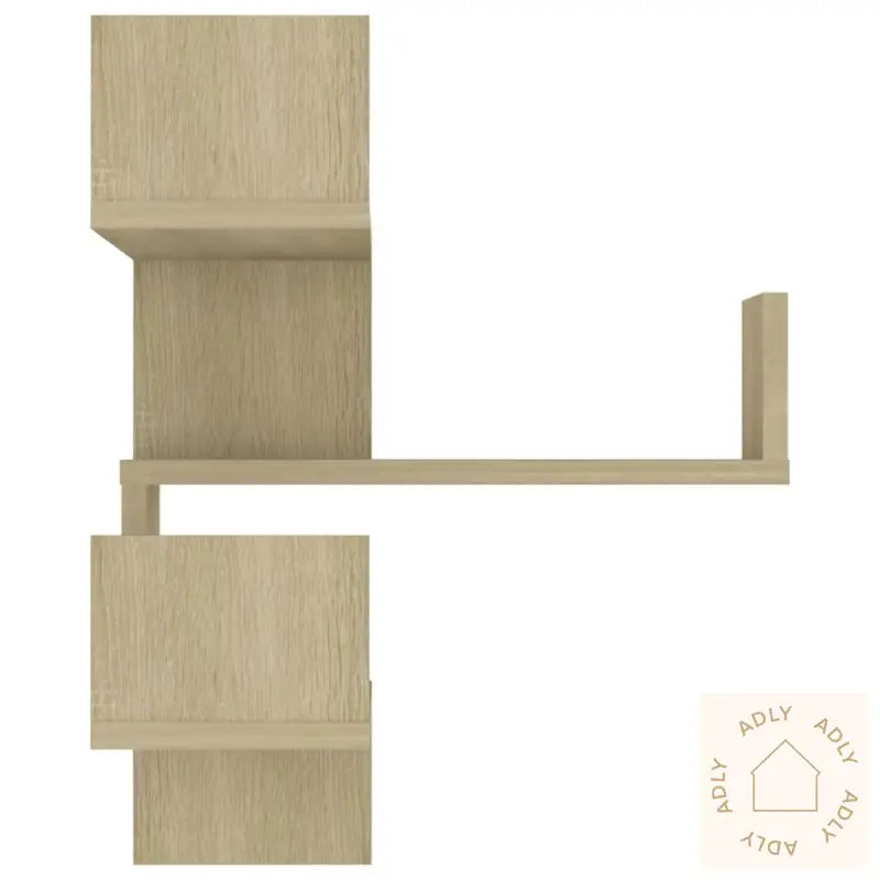 Veggmontert Hjørnehylle Sonoma Eik 40X40X50 Cm Konstruert Tre