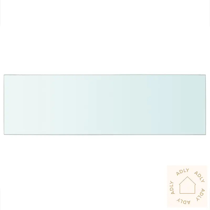 Hyllepaneler 2 Stk Klart Glass 80X25 Cm