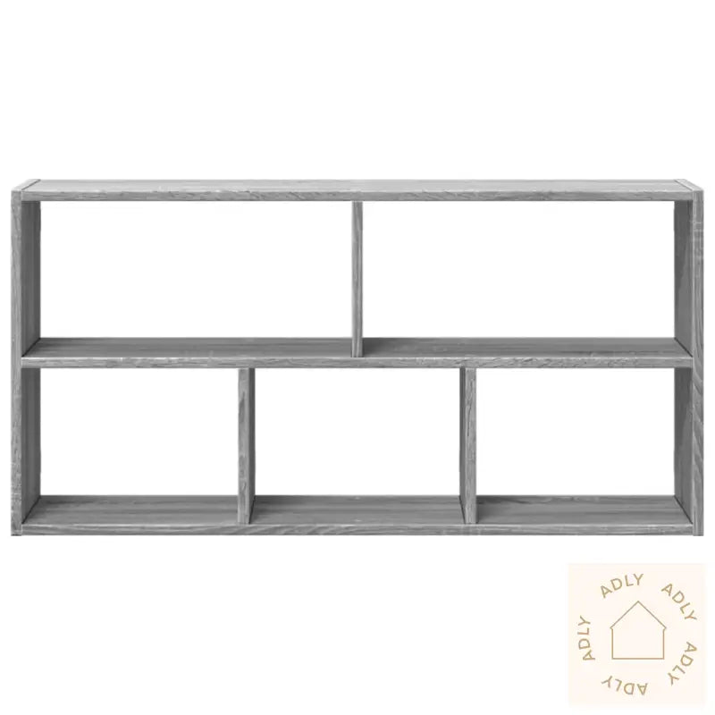 Vegghylle Grå Sonoma 100X25X50 Cm Konstruert Tre