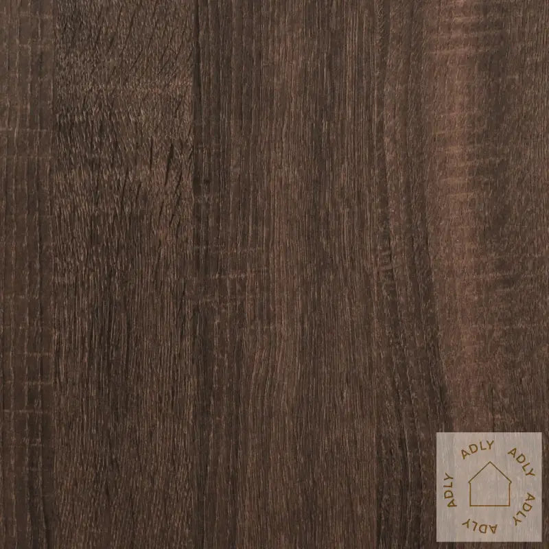 Vegghylle Brun Eik 100X20X53 Cm Konstruert Tre