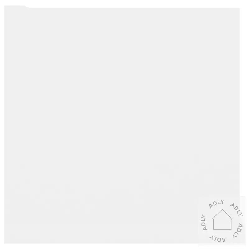 Veggmontert Cd-Hylle Hvit 100X18X18 Cm Sponplate