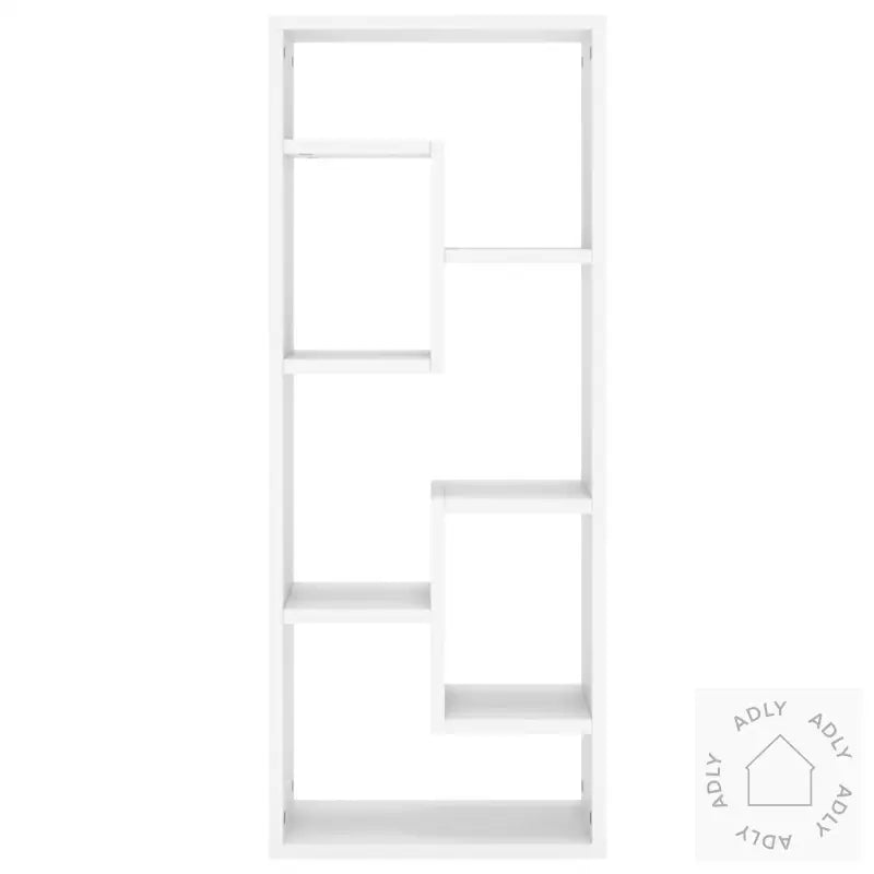 Vegghylle Hvit 36X16X90 Cm Konstruert Tre