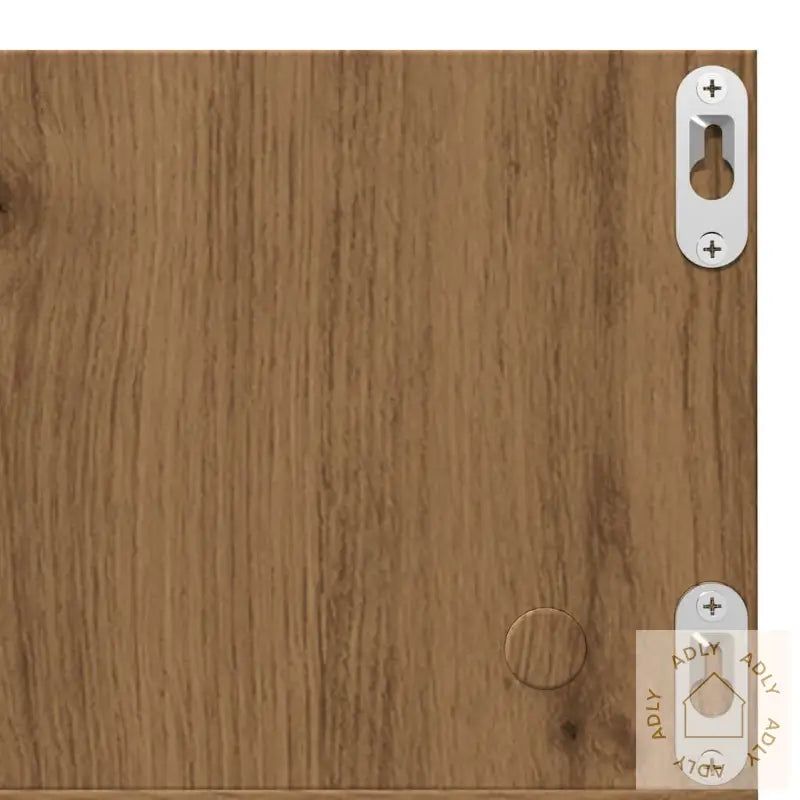 Veggmontert Cd-Hylle Artisan Eik 75X18X18 Cm Konstruert Tre