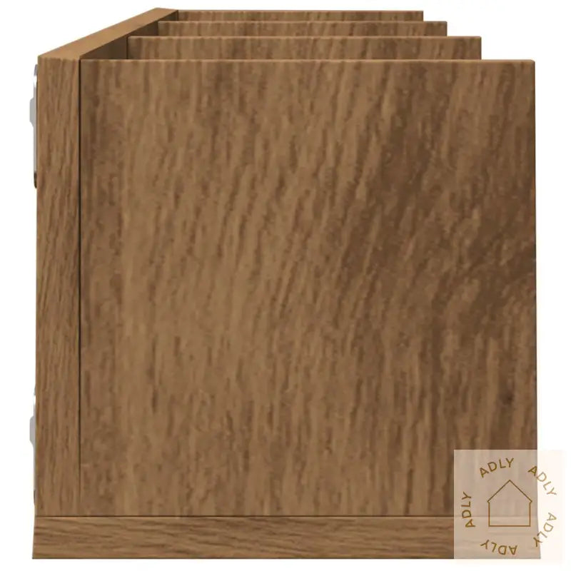 Veggmontert Cd-Hylle Artisan Eik 75X18X18 Cm Konstruert Tre