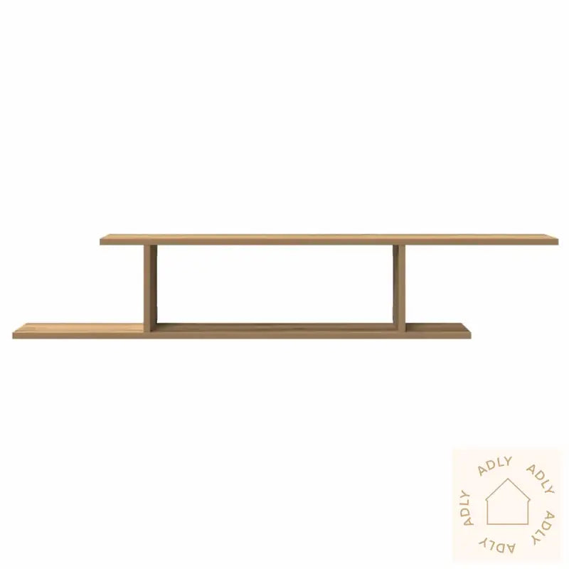 Veggmontert Tv-Hylle Artisan Eik 125X18X23 Cm Konstruert Tre
