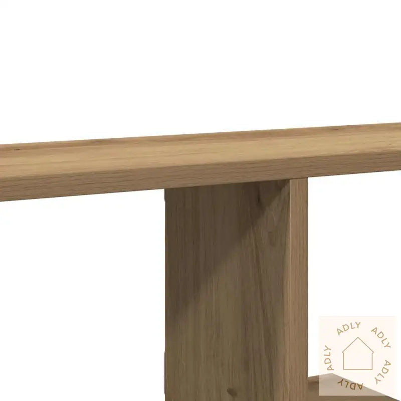 Veggmontert Tv-Hylle Artisan Eik 125X18X23 Cm Konstruert Tre