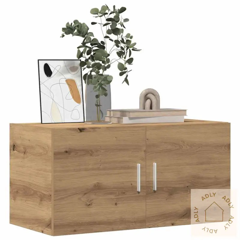 Veggskap Artisan Eik 80X39X40 Cm Konstruert Tre