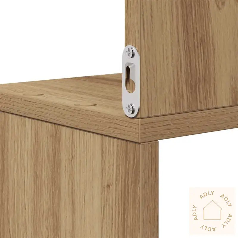 Veggmontert Hylle Artisan Eik 20X20X127,5 Cm Konstruert Tre