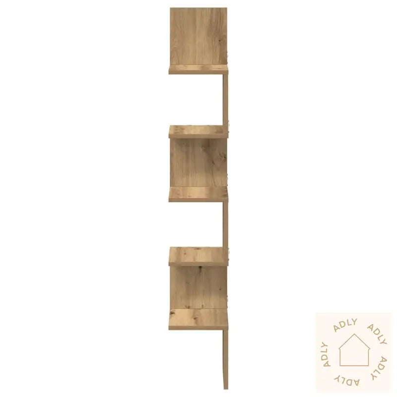 Veggmontert Hylle Artisan Eik 20X20X127,5 Cm Konstruert Tre