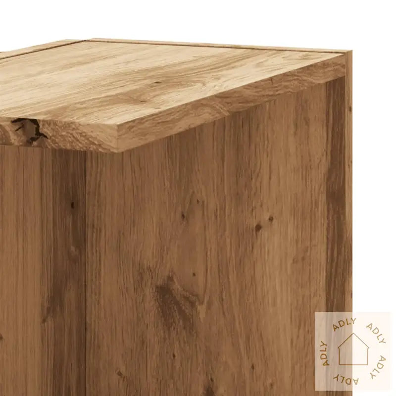 Veggmontert Hylle Artisan Eik 36,5X36,5X140 Cm Konstruert Tre