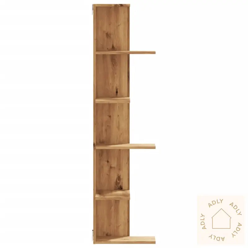Veggmontert Hylle Artisan Eik 36,5X36,5X140 Cm Konstruert Tre