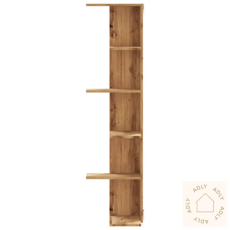 Veggmontert Hylle Artisan Eik 36,5X36,5X140 Cm Konstruert Tre