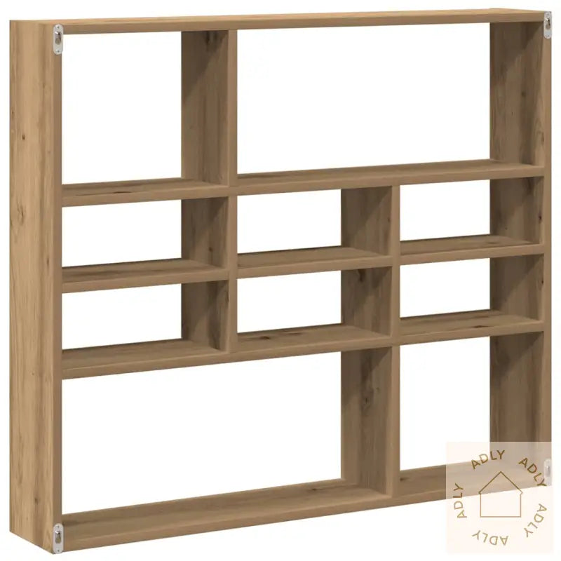 Vegghylle Artisan Eik 90X16X78 Cm Konstruert Tre