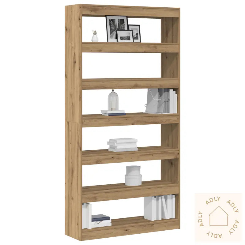 Bokhylle Artisan Eik Massivt Tre 100 X 30 X 198 Cm Bokhyller