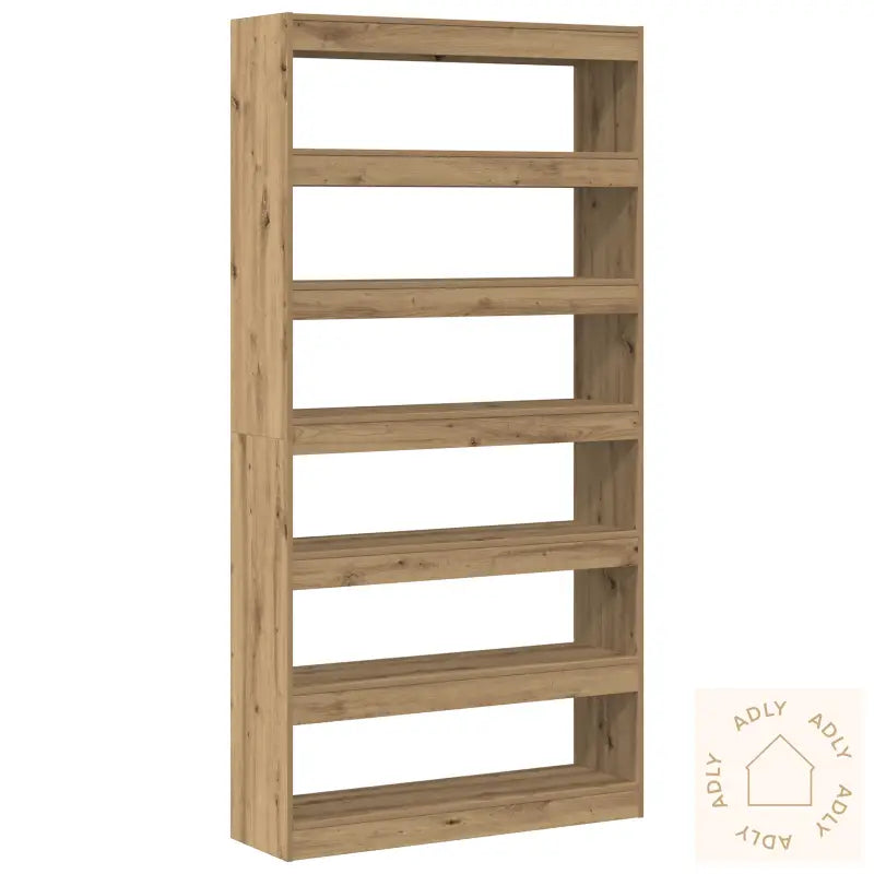 Bokhylle Artisan Eik Massivt Tre 100 X 30 X 198 Cm Bokhyller
