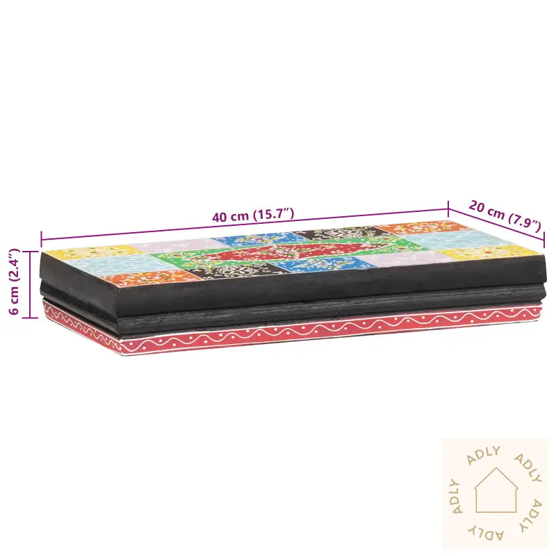 Vegghyller 2 Stk 40X20X6 Cm Solid Tre Mango