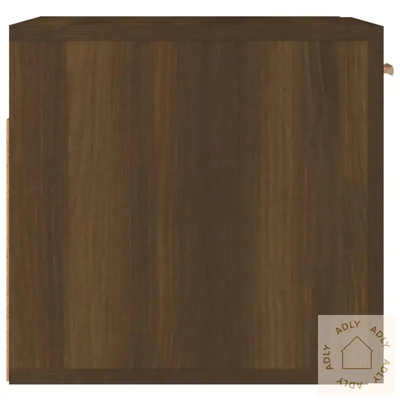 Veggskap Brun Eik 80X35X36,5 Cm Konstruert Tre