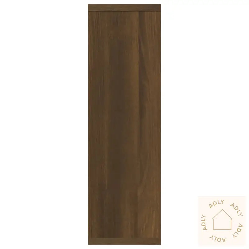 Vegghylle Brun Eik 85X16X52,5 Cm Konstruert Tre