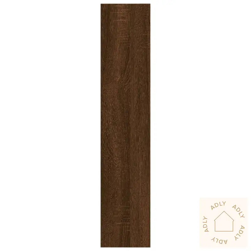 Vegghylle Brun Eik 90X16X78 Cm Konstruert Tre