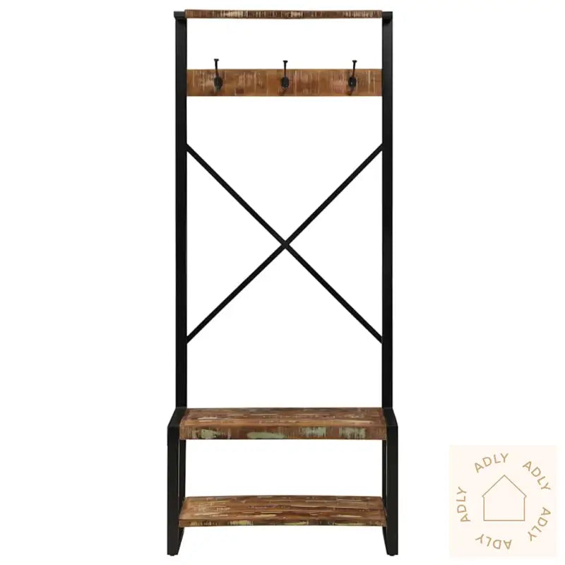 Klesstativ Flerfarget 80X40X190 Cm Gjenvunnet Heltre