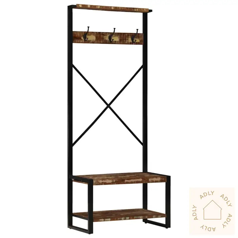 Klesstativ Flerfarget 80X40X190 Cm Gjenvunnet Heltre