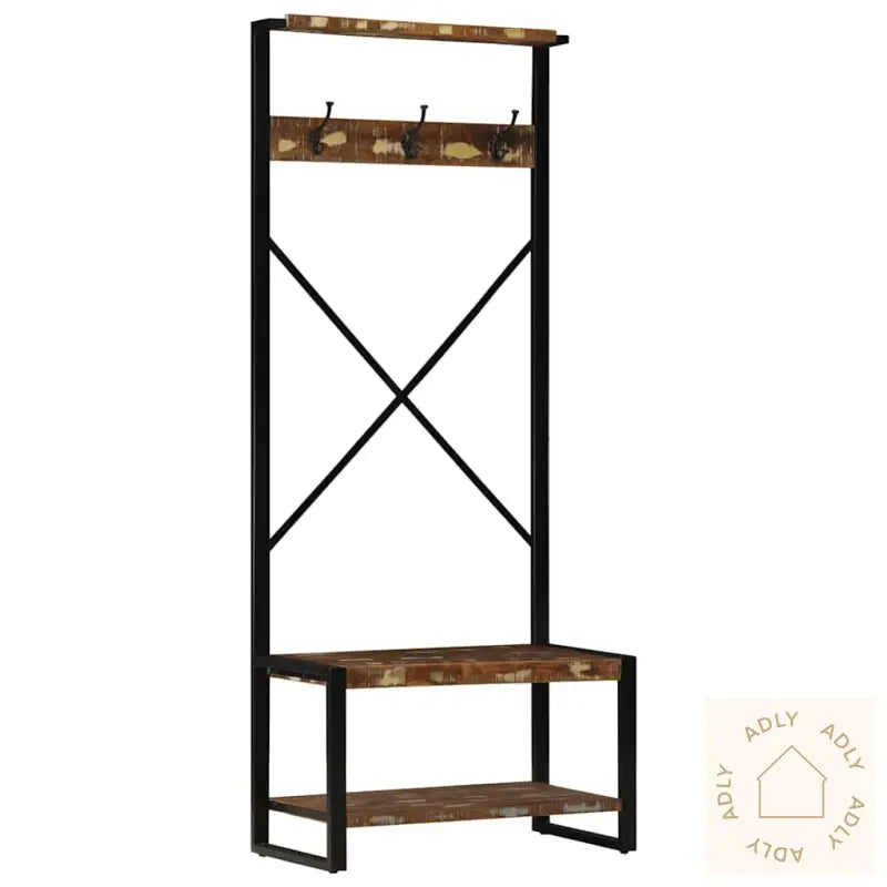 Klesstativ Flerfarget 80X40X190 Cm Gjenvunnet Heltre