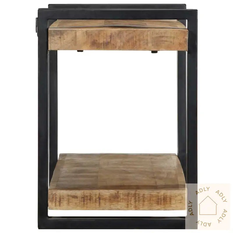 Vegghylle 90X33X45 Cm Grovt Heltre Mangotre