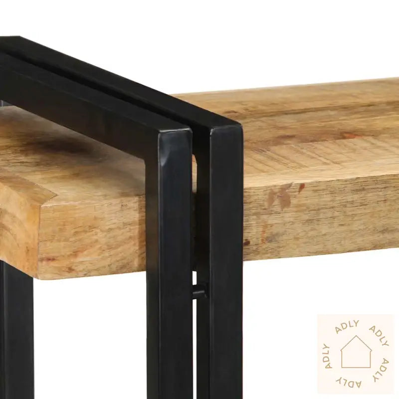 Vegghylle 90X33X45 Cm Grovt Heltre Mangotre