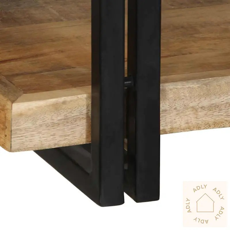 Vegghylle 90X33X45 Cm Grovt Heltre Mangotre