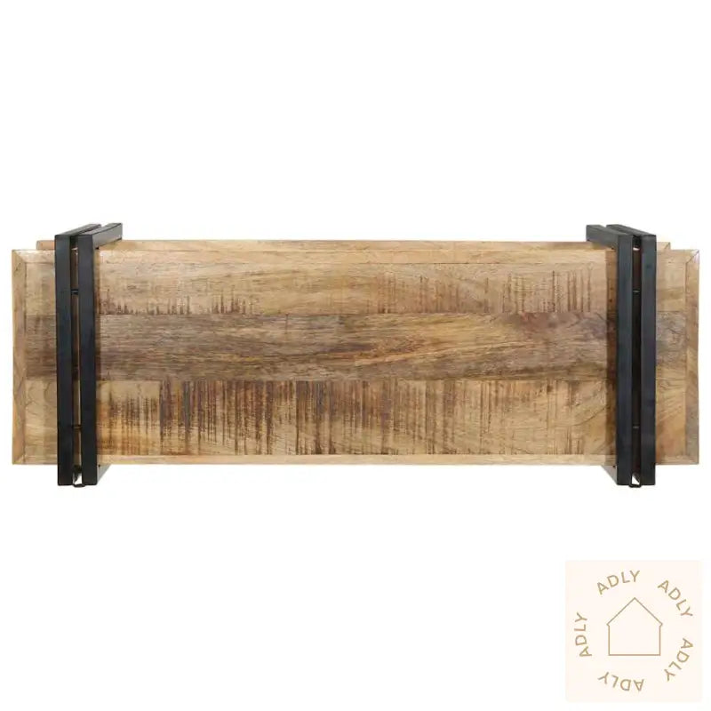 Vegghylle 90X33X45 Cm Grovt Heltre Mangotre