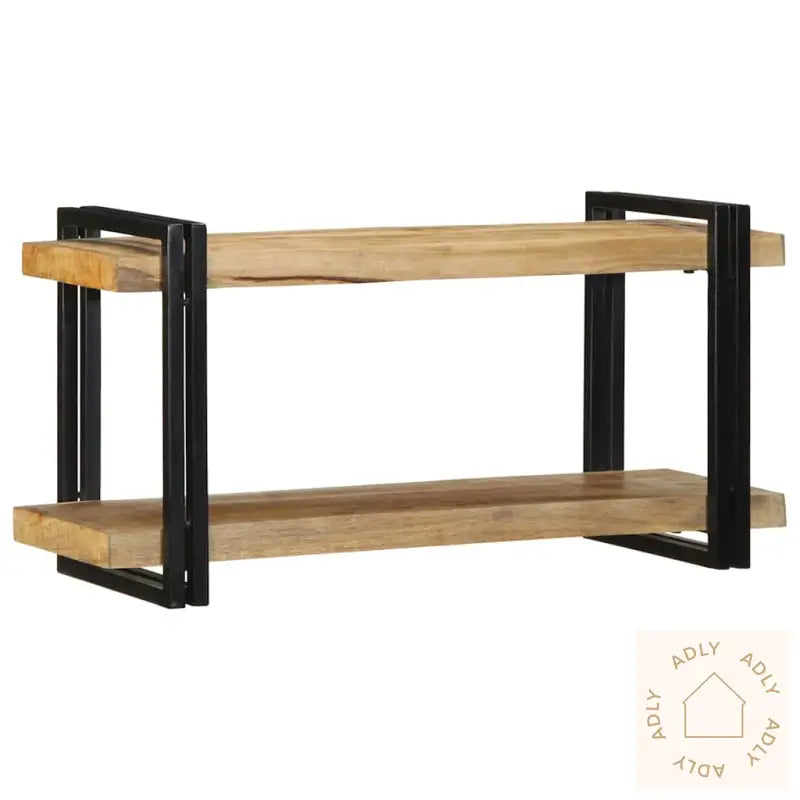 Vegghylle 90X33X45 Cm Grovt Heltre Mangotre