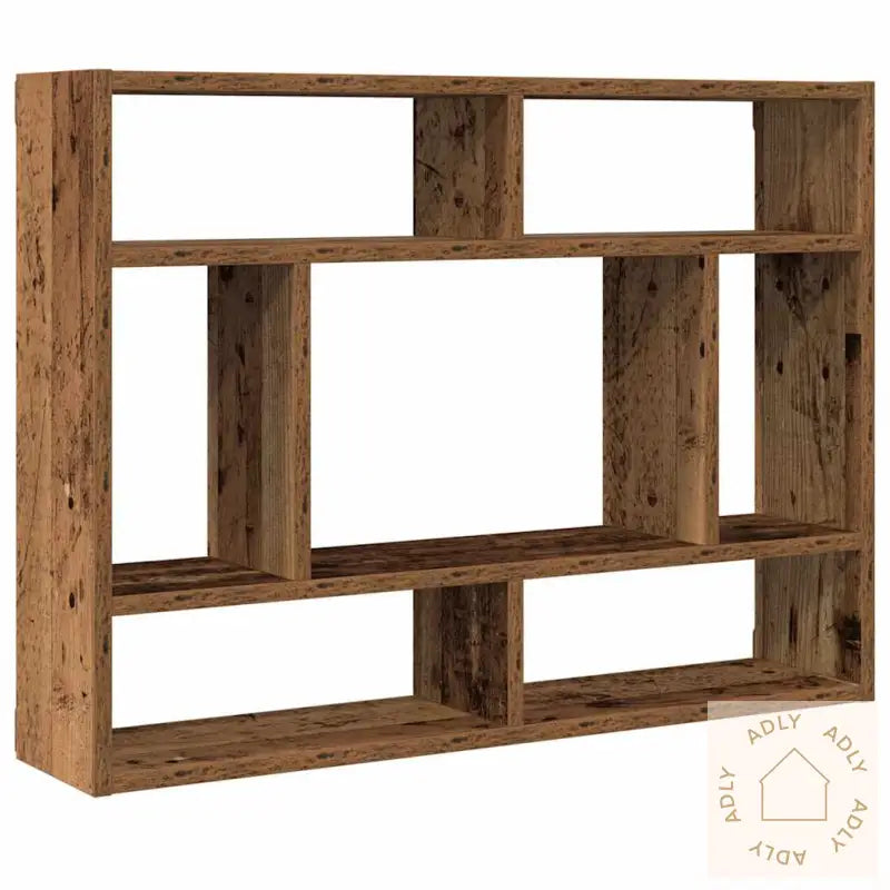 Vegghylle Gammelt Tre 75X16X55 Cm Konstruert Tre