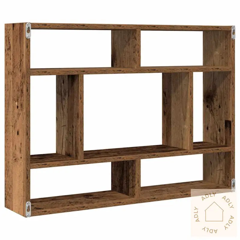 Vegghylle Gammelt Tre 75X16X55 Cm Konstruert Tre