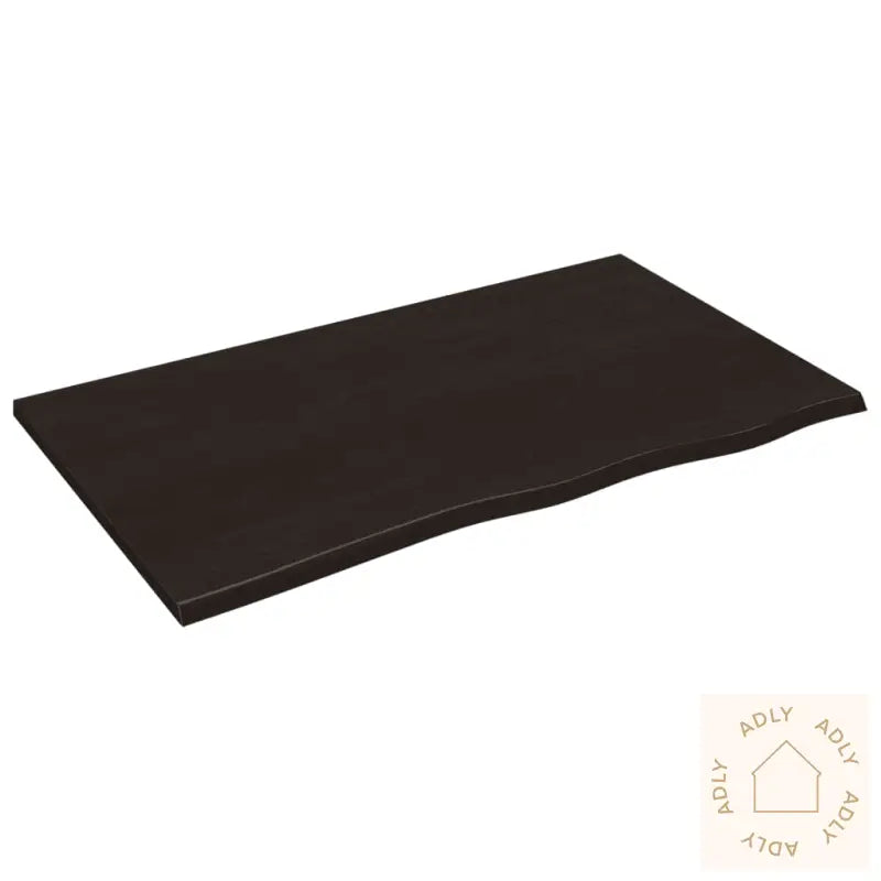 Vegghylle Mørkebrun 100X60X2 Cm Behandlet Heltre Eik
