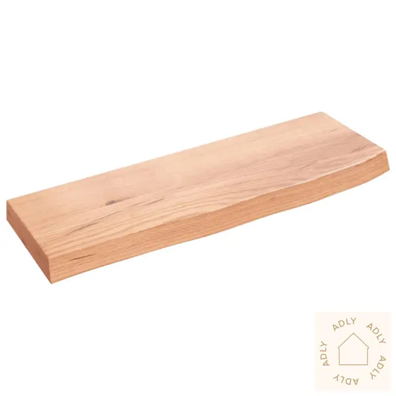 Vegghylle Lysebrun 60X20X4 Cm Behandlet Heltre Eik