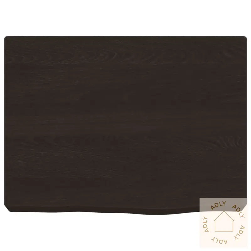 Vegghylle Mørkebrun 40X30X(2-4) Cm Behandlet Heltre Eik