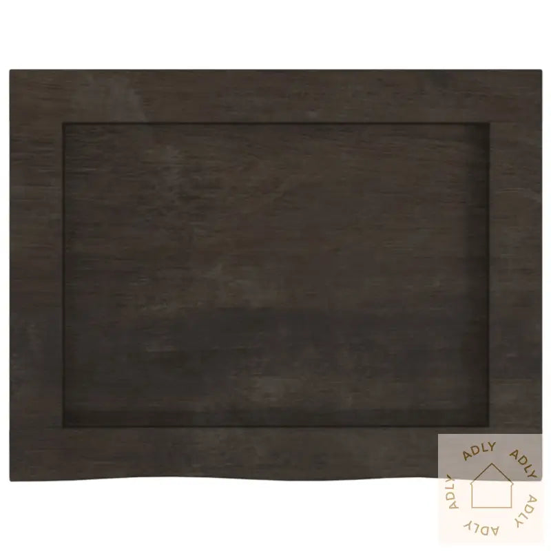 Vegghylle Mørkebrun 40X30X(2-4) Cm Behandlet Heltre Eik