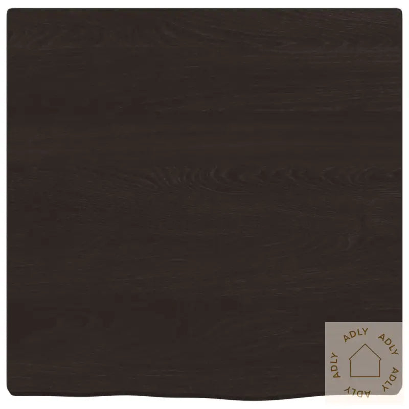 Vegghylle Mørkebrun 40X40X2 Cm Behandlet Heltre Eik