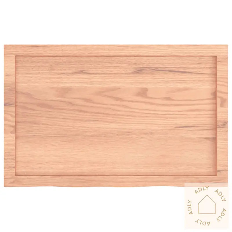 Vegghylle Lysebrun 80X50X(2-6) Cm Behandlet Heltre Eik