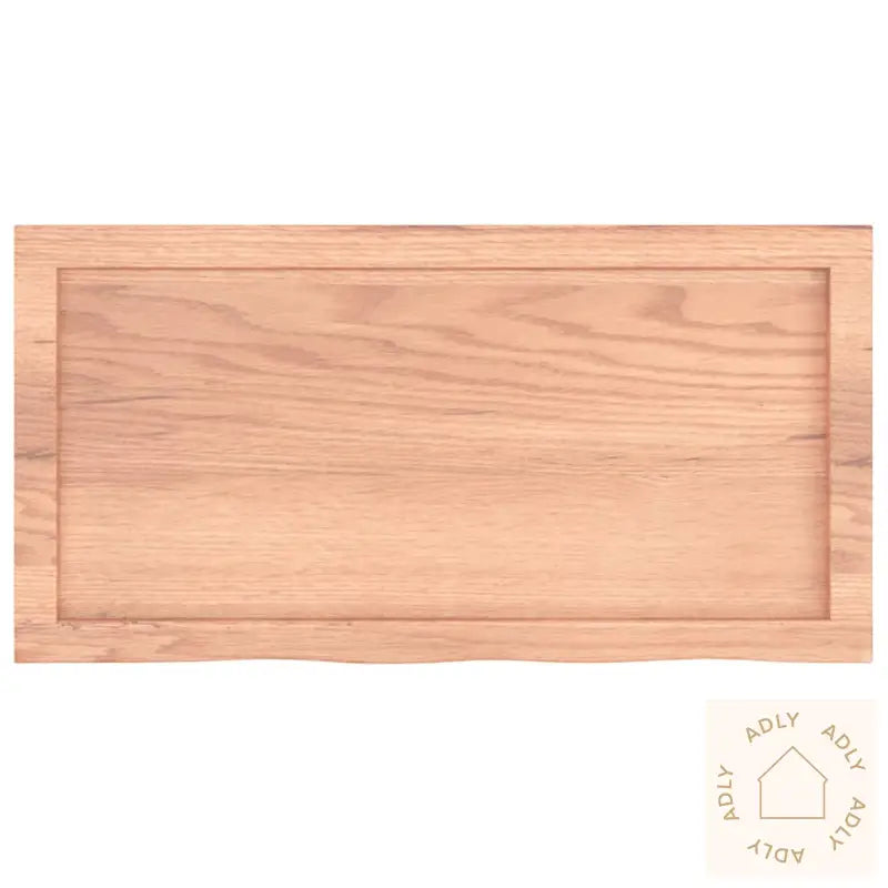 Vegghylle Lysebrun 80X40X(2-6) Cm Behandlet Heltre Eik