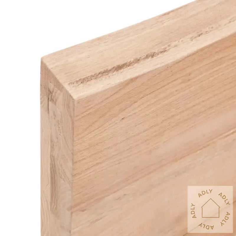 Vegghylle Lysebrun 40X20X6 Cm Behandlet Heltre Eik